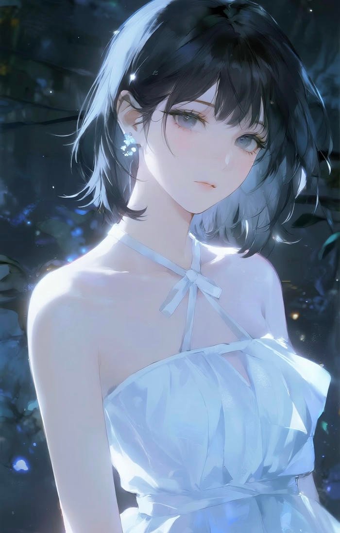 Bức ảnh anime nữ tóc ngắn phong cách trẻ trung năng động