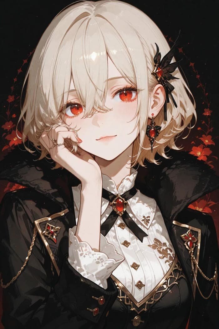 Bức ảnh anime nữ tóc ngắn thể hiện cá tính dám khác biệt