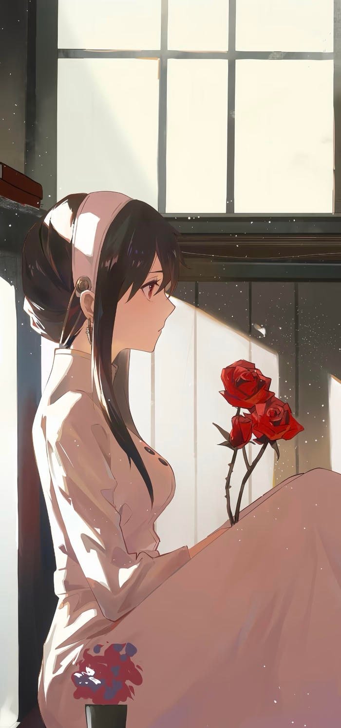 Bức ảnh hình nền anime nữ gợi cảm xúc thư thái