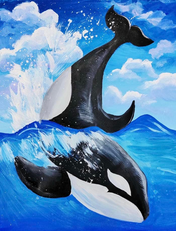 Bức ảnh tranh vẽ con cá gợi cảm giác êm dịu