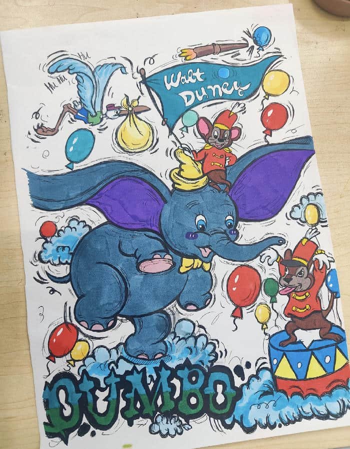 Con voi biết bay trong hoạt hình tranh vẽ