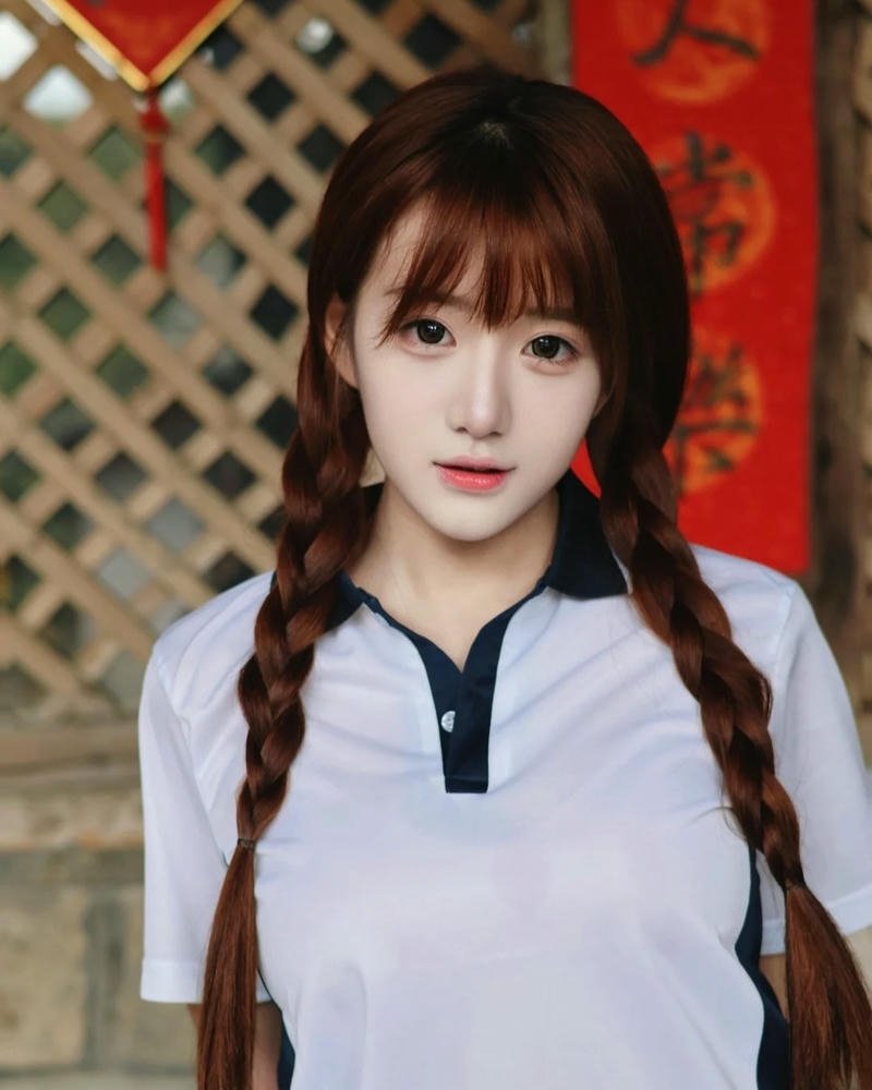 Cosplay học sinh phong thái hồn nhiên trong sáng mến