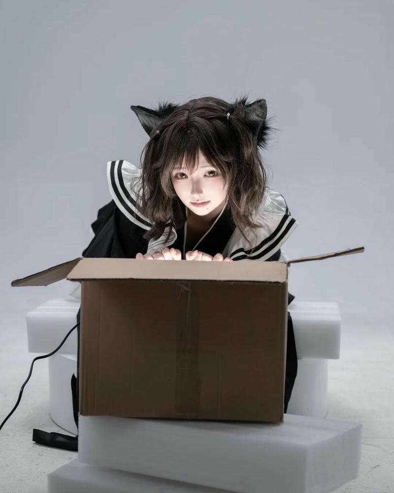 Cosplay mèo trang phục mềm mại nhìn hài hòa