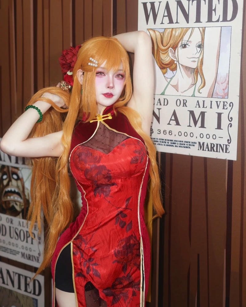 Cosplay nami góc chụp nghệ thuật đẹp mắt hài hòa