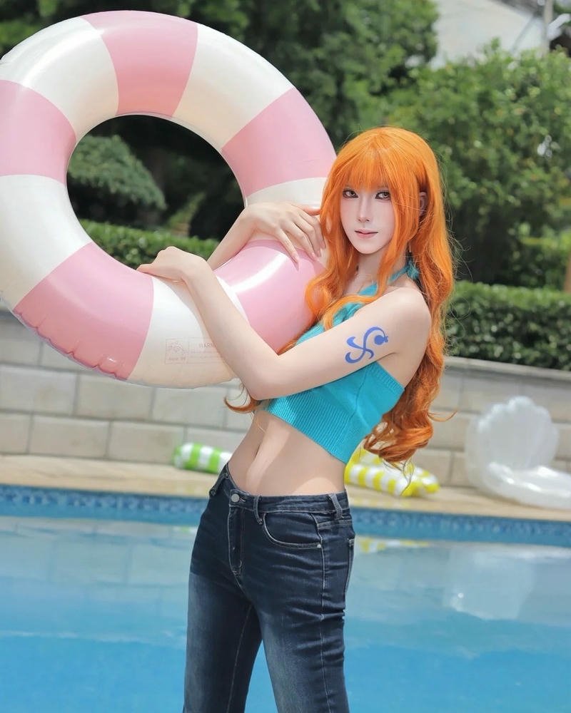 Cosplay nami phụ kiện gậy phép ấn tượng sáng tạo