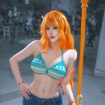 Cosplay nami trang điểm nhẹ nhàng xinh xắn dễ thương