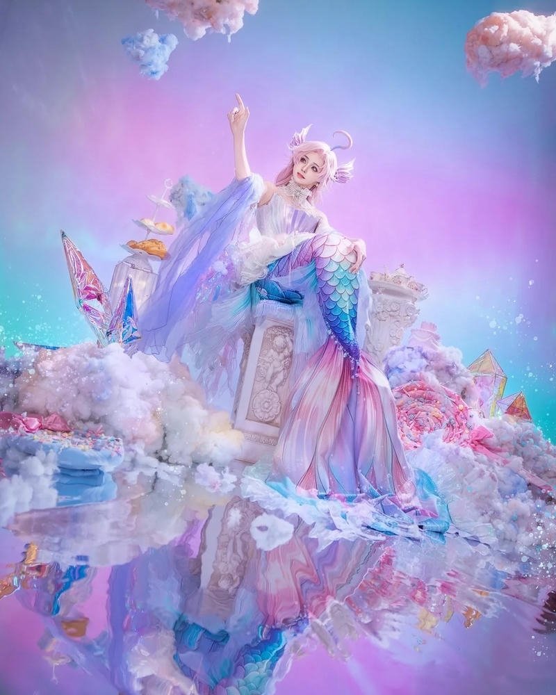 Cosplay nàng tiên cá hình ảnh lung linh huyền ảo