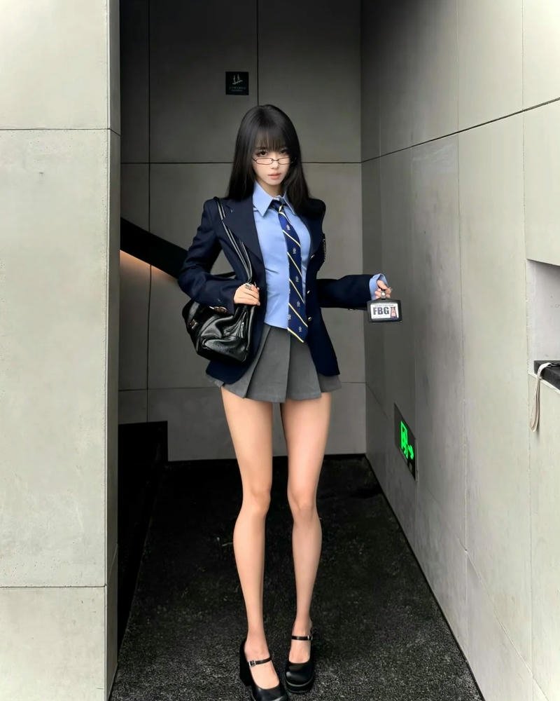 Cosplay nữ sinh phong thái hồn nhiên cảm xúc nhẹ