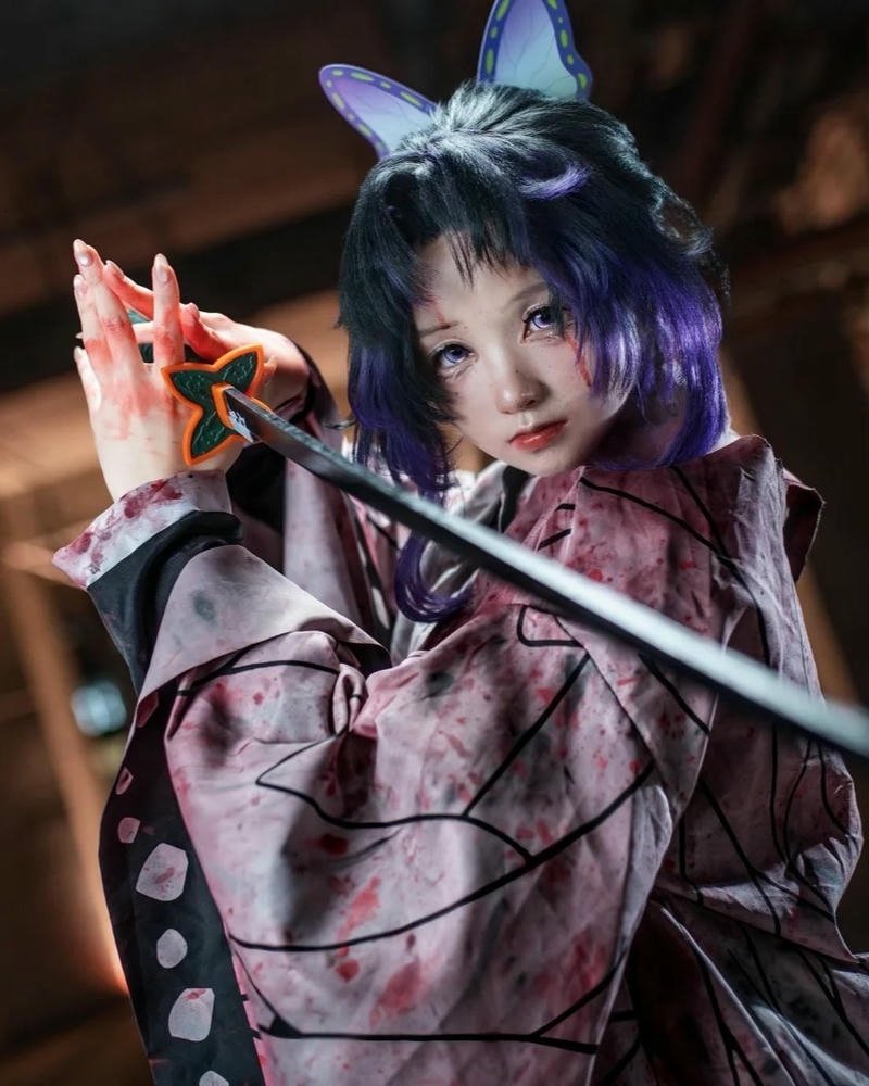 Cosplay shinobu tạo hình anime tinh tế đầy cuốn hút