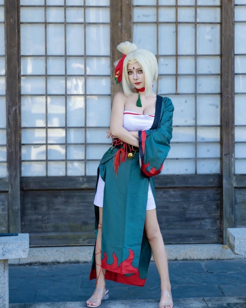Cosplay tsunade phong cách chiến binh nữ đầy lực nội