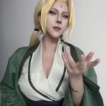 Cosplay tsunade phong cách mạnh mẽ thần thái cuốn hút