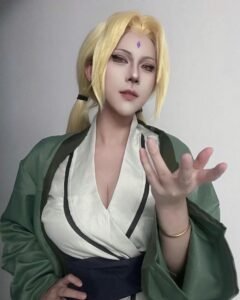 Cosplay tsunade phong cách mạnh mẽ thần thái cuốn hút