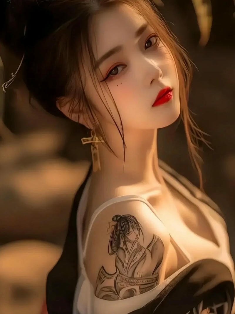 Gái xinh xăm mình quay lưng khoe góc nghiêng thần thánh