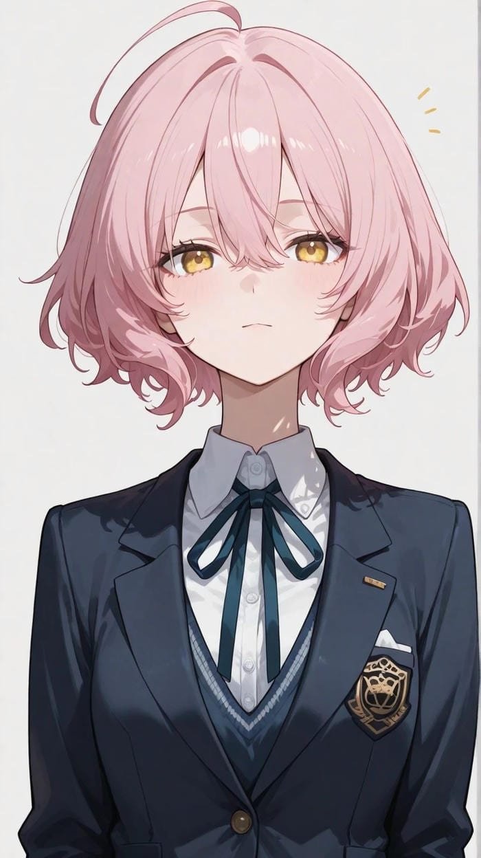 Hình ảnh anime nữ tóc ngắn mang tinh thần độc lập mạnh