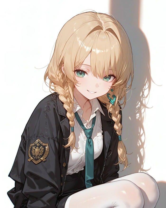 Hình ảnh anime tóc vàng mang vẻ đẹp rạng ngời