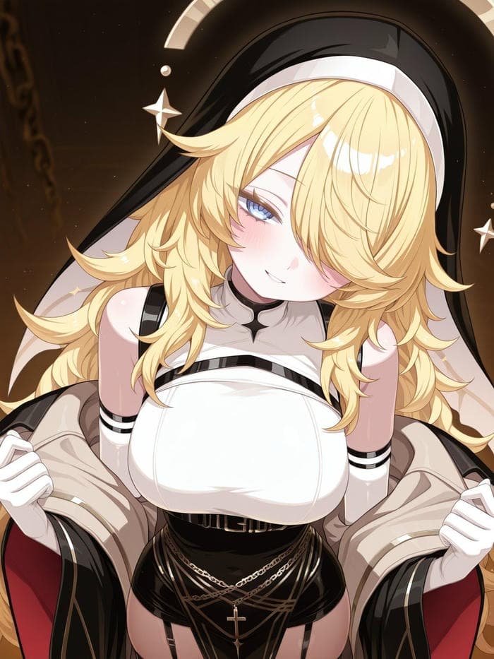 Hình ảnh anime tóc vàng thể hiện sự tự do rõ