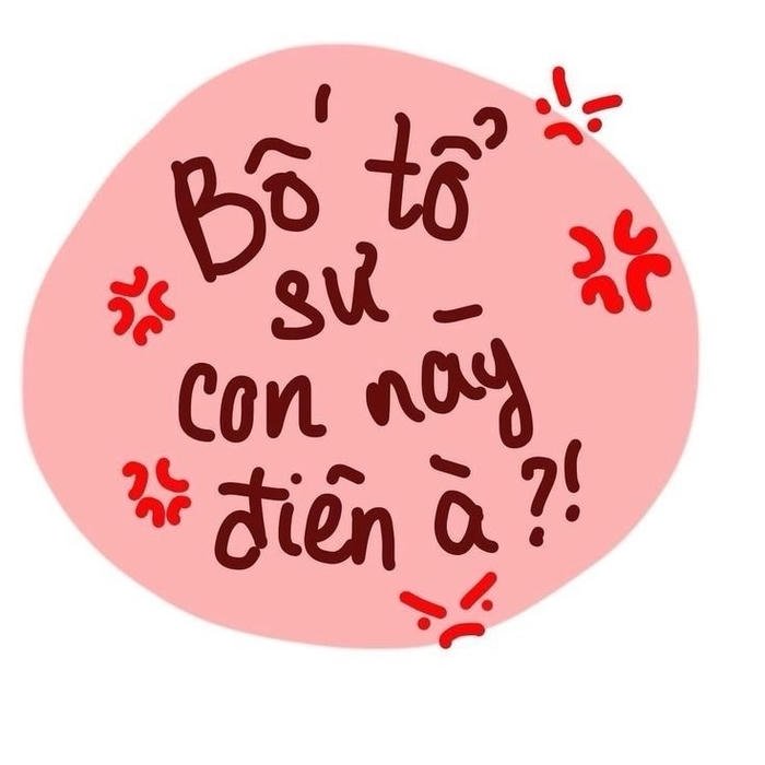 Hình ảnh sticker chữ câu nói vui