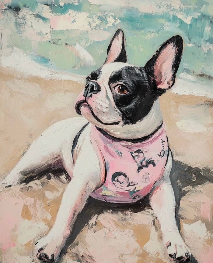 Hình ảnh vẽ tranh con chó mang lại cảm giác gần gũi