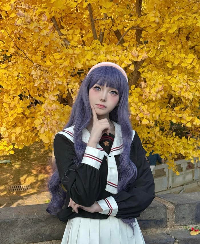 Hình gái xinh cosplay nhân vật anime với diện mạo nổi bật