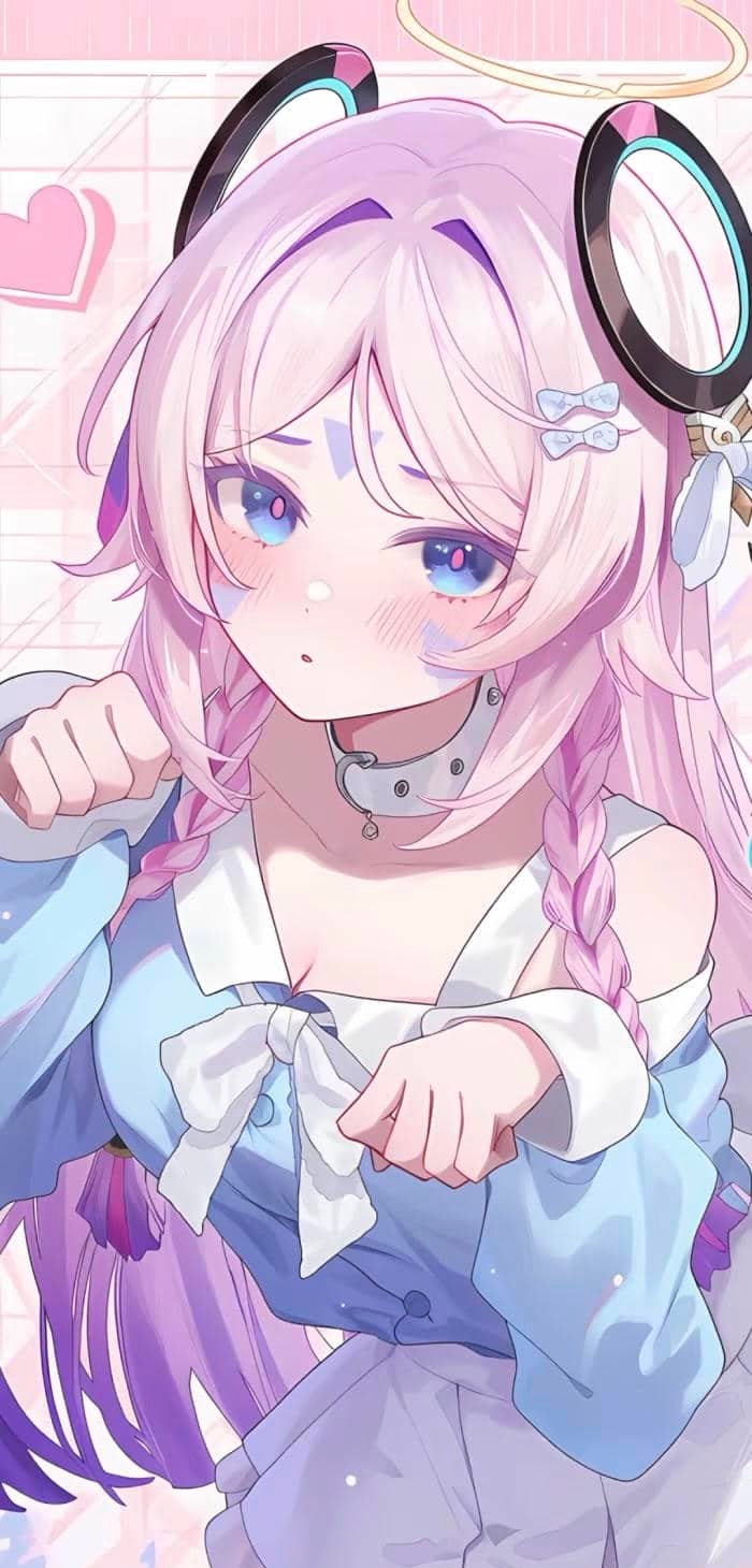 Hình nền anime nữ mang tinh thần sáng sủa