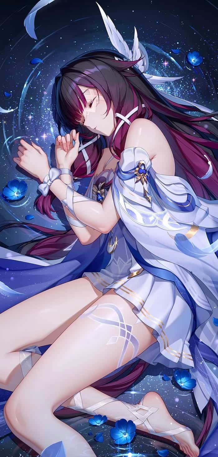 Hình nền anime nữ thể hiện sự tinh tế