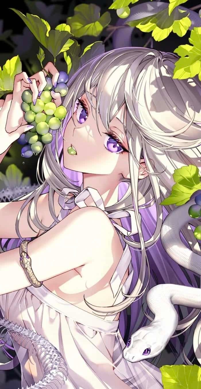 Hình nền anime nữ truyền tải cảm xúc tinh tế