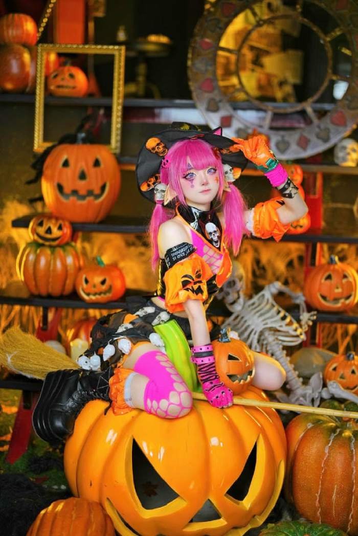 Leak ảnh nóng halloween nude ngực to