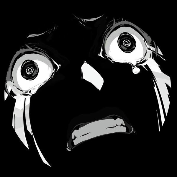 Meme sợ hãi ánh nhìn đầy hoang mang hài hước