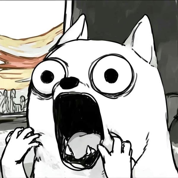 Meme sợ hãi phản xạ đáng yêu rất hài hước