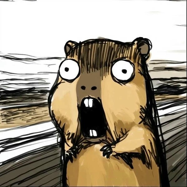 Meme sợ hãi tình cảnh dở khóc dở cười ghê