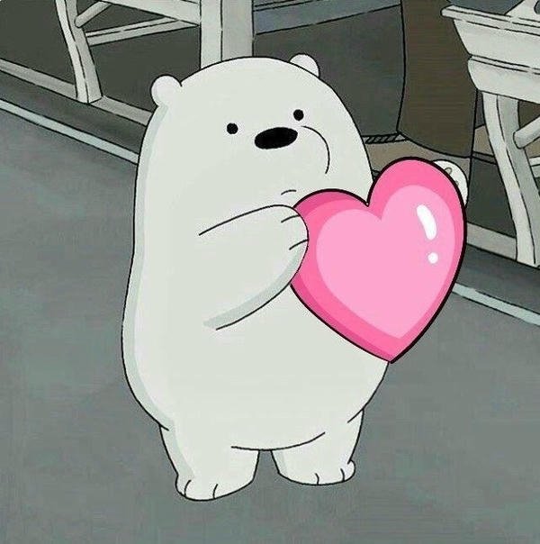 Meme thả tim phong cách hoạt hình rất vui nhộn