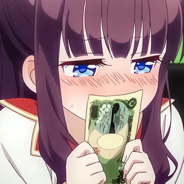 Meme tiền biểu cảm lo lắng khi ví trống rỗng