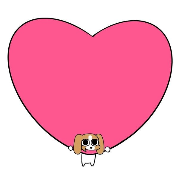 Meme trái tim biểu cảm tích cực mang niềm vui