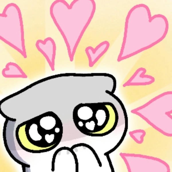 Meme trái tim dễ thương dùng thể hiện cảm mến