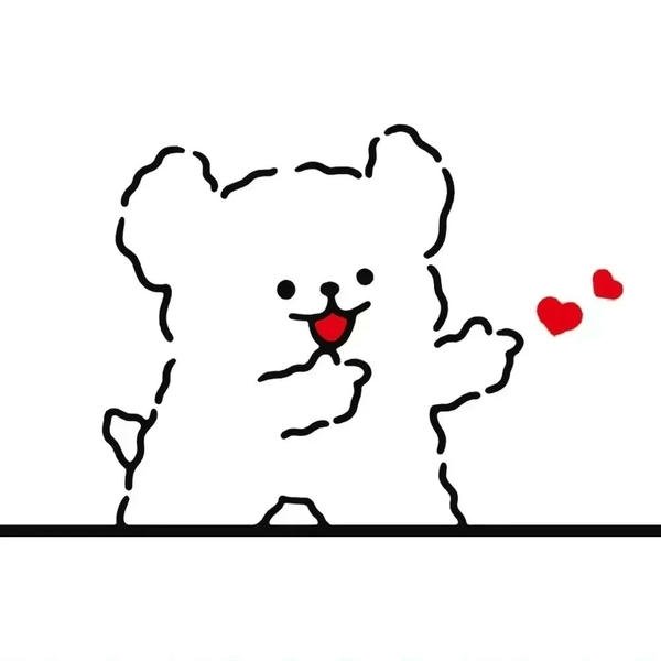 Meme trái tim hình vẽ đơn giản nhưng rất xinh