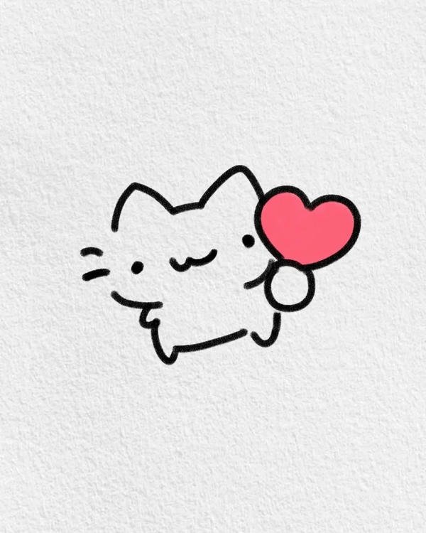 Meme trái tim truyền tải năng lượng tích cực vui