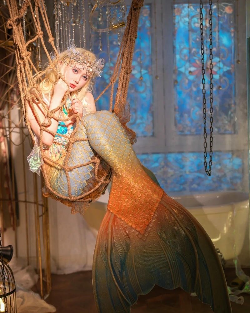 Nàng tiên cá cosplay phong cách huyền ảo mê hoặc