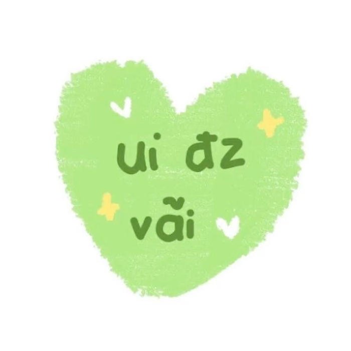 Nhãn dán sticker chữ kiểu lầy lội