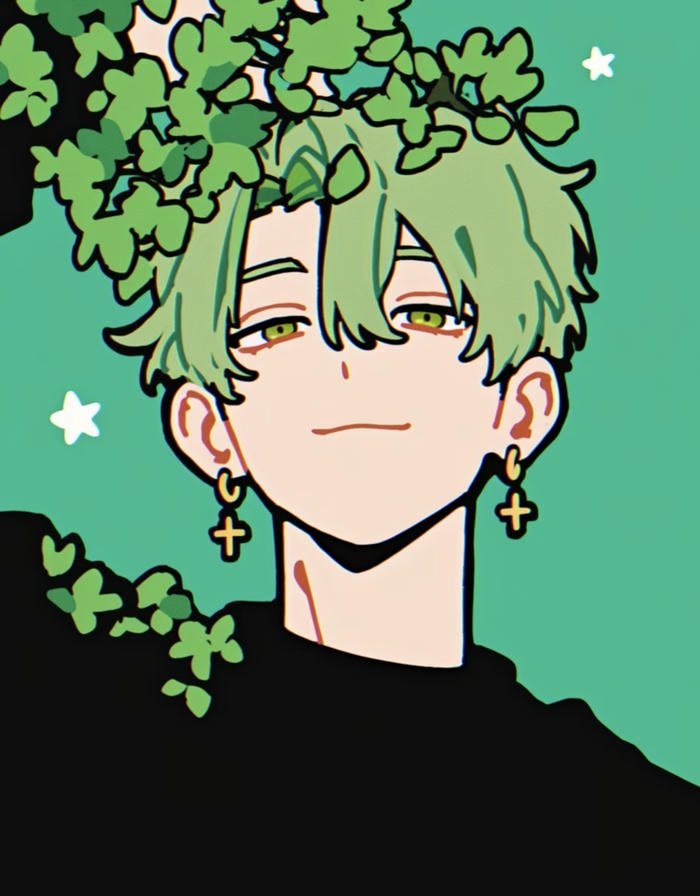 ảnh anime xanh nam đẹp trai