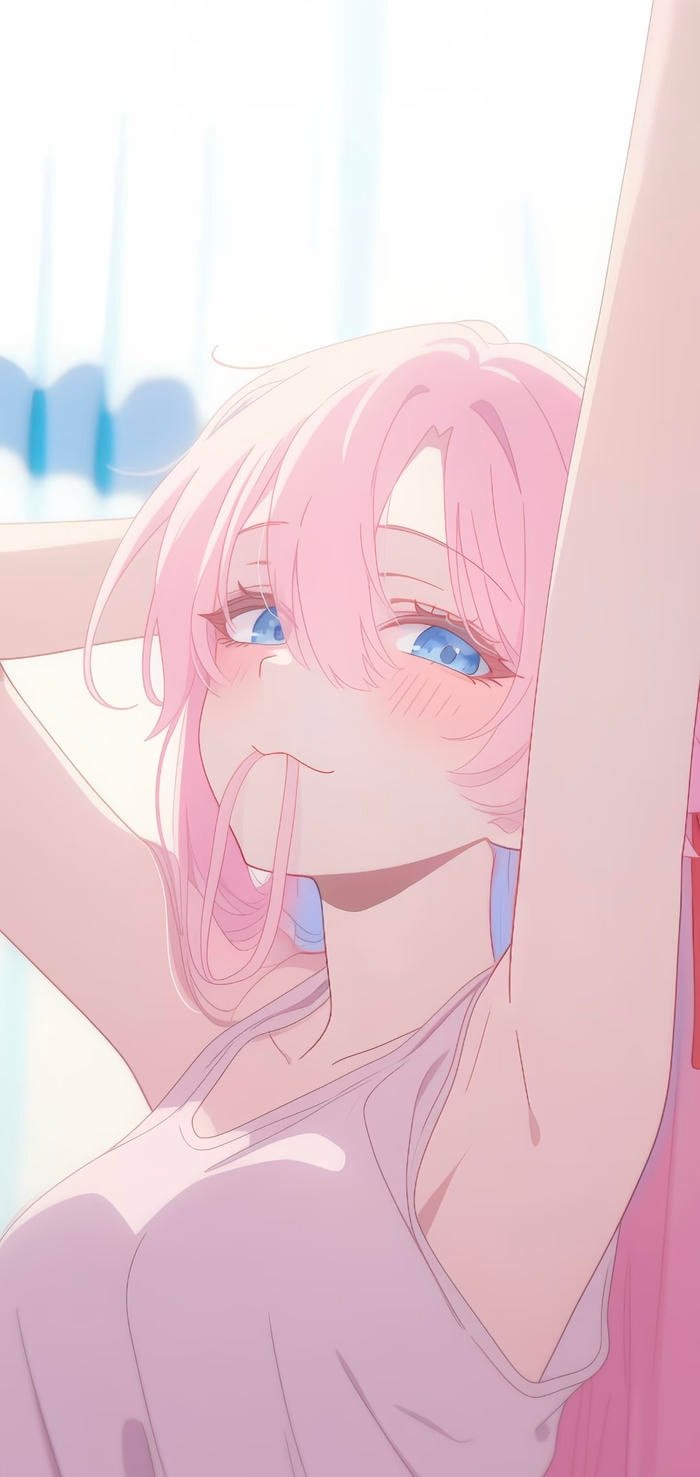 bức hình nền anime nữ mang tinh thần trẻ trung