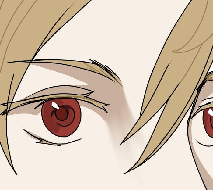 hình ảnh mắt anime viền đậm rõ