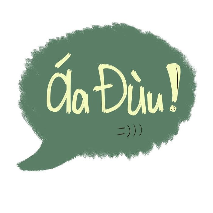 hình ảnh sticker chữ áa đù vừa hài vừa dê thương