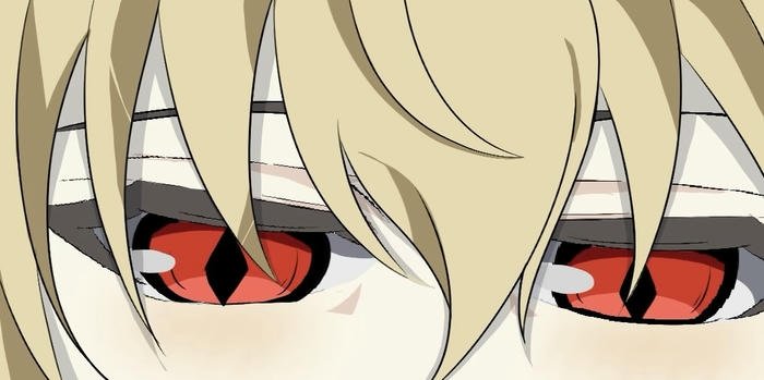 hình mắt anime ánh nhìn dịu