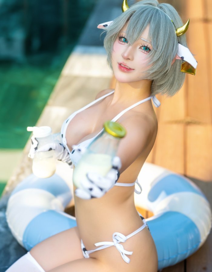 quyến rũ ánh nhìn yuumeilyn cosplay đồ bơi