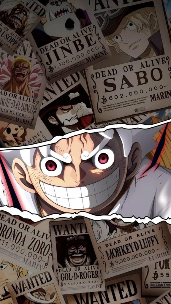 Ảnh Luffy Gear 5 trạng thái thức tỉnh sức mạnh huyền thoại