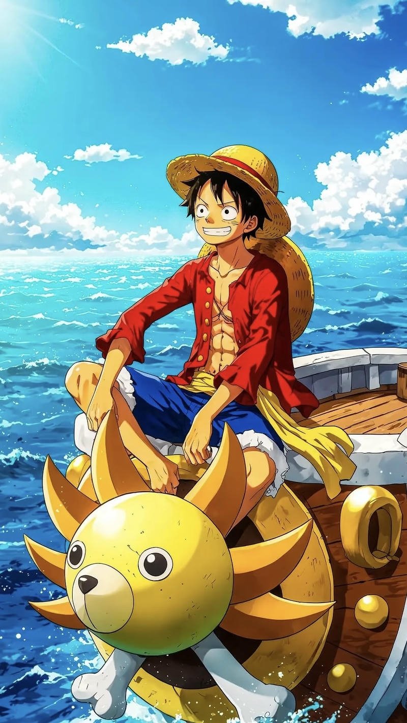 Ảnh Luffy khí chất dũng cảm của thuyền trưởng trẻ