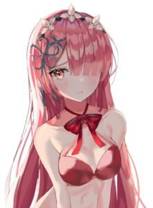 Ảnh Ram Re Zero với ánh mắt nhẹ đầy sức hút riêng