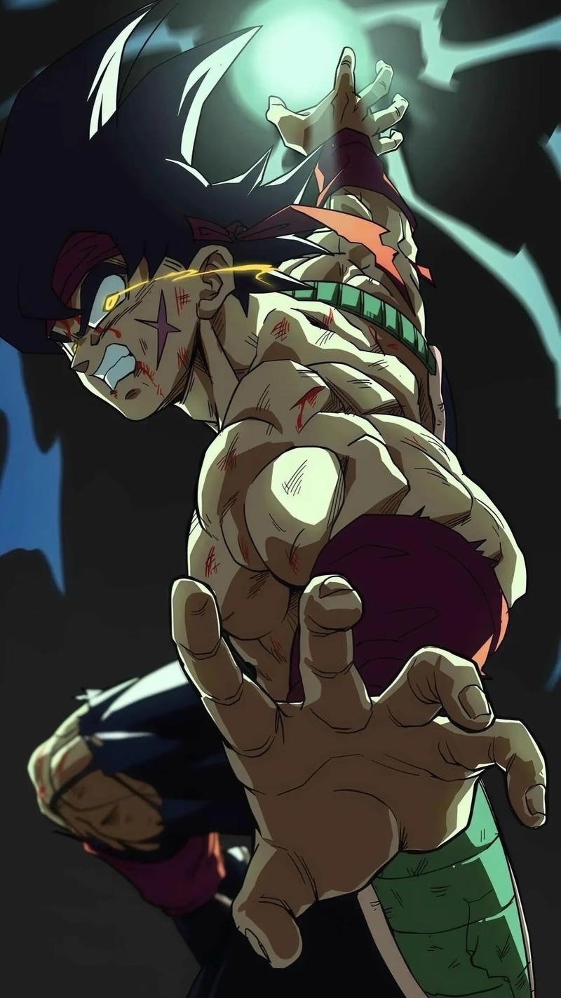 Ảnh SonGoku Super Saiyan gầm lên giải phóng sức mạnh