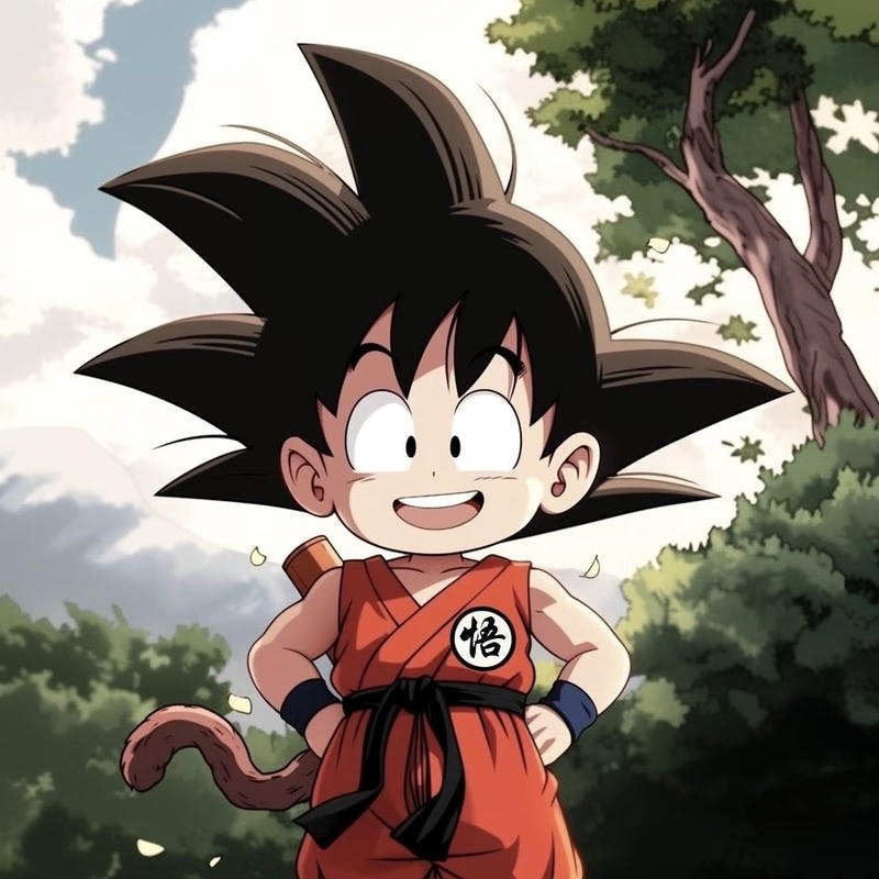 Ảnh SonGoku biểu cảm đáng yêu khi vui đùa cùng đồng đội