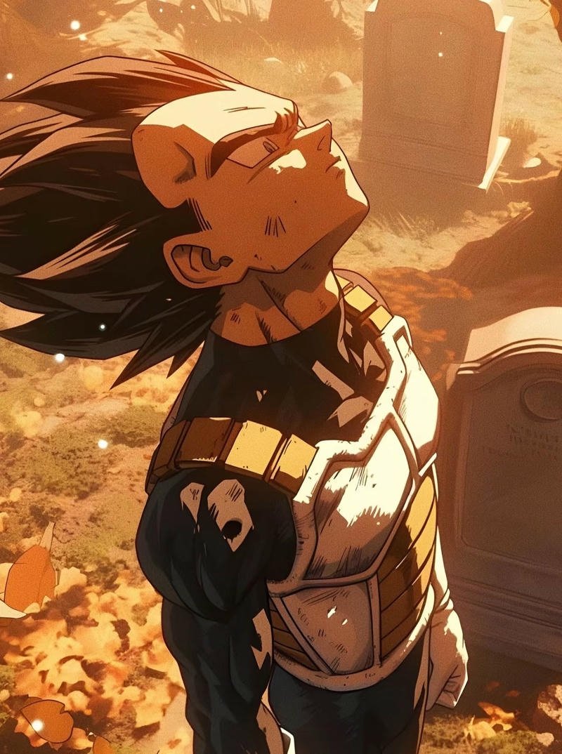 Ảnh Vegeta phong cách lạnh lùng đầy cuốn hút